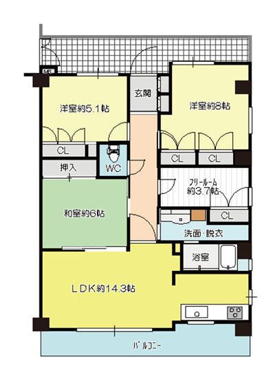 ライフフィールド箕面4階南西角部屋図面.jpg